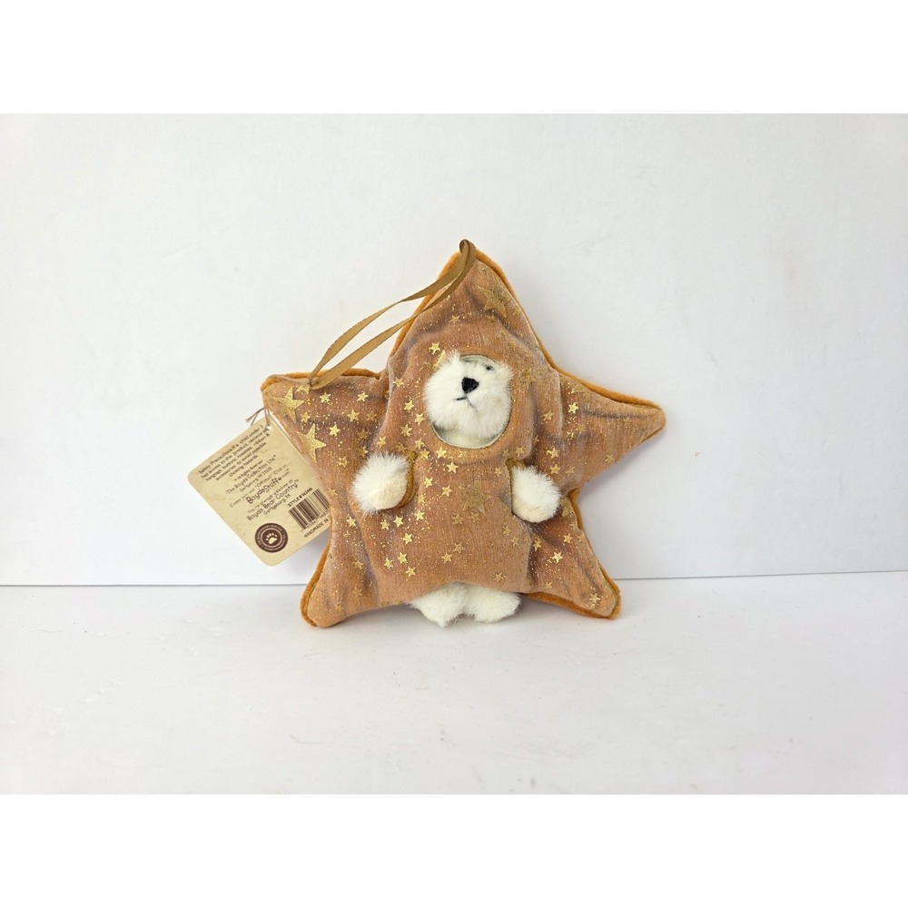 Boyds Bear Christmas Ornament star Little Twink w/ tag teddy bear plush